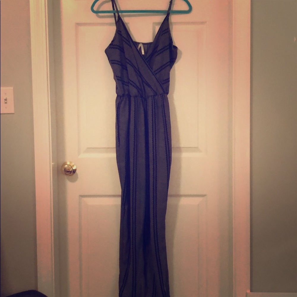 Striped jumpsuit